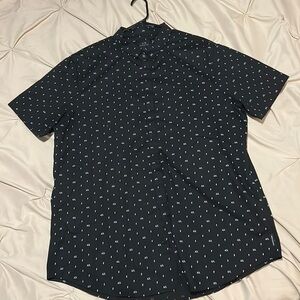 Armani Exchange button up, black , xxl, slim fit